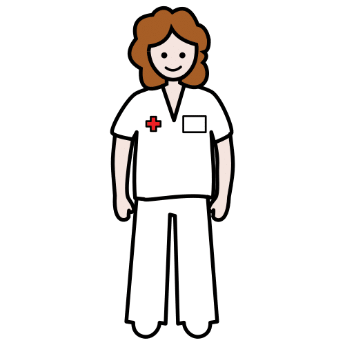 Grafika pielęgniarki