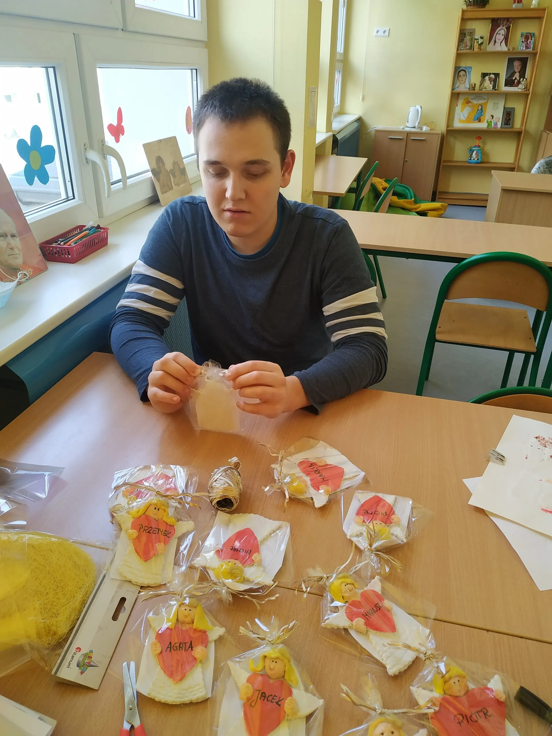 Uczniowie na wolontariacie