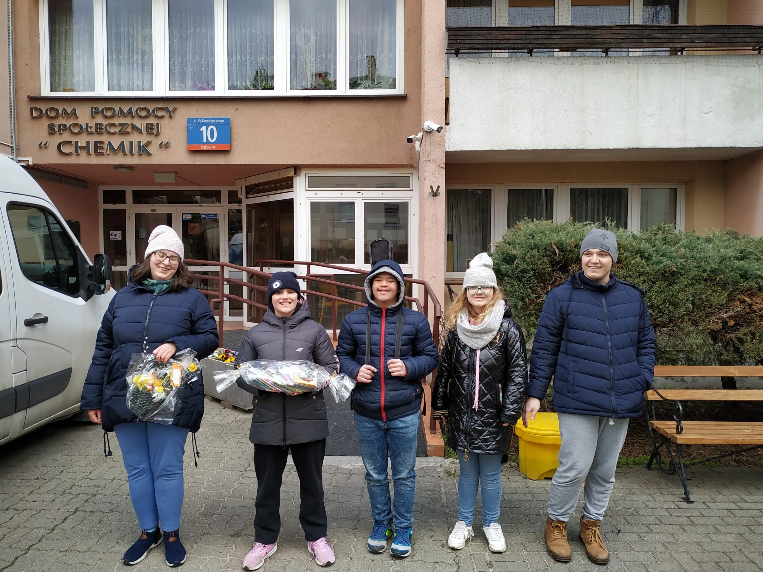 Uczniowie na wolontariacie