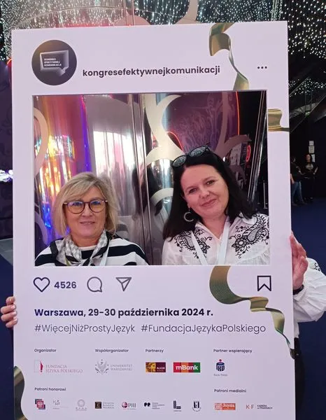 Dyrektor oraz wicedyrektor na spotkaniu