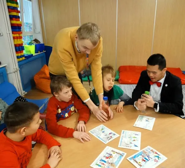 Uczniowie na zajęciach przed feriami