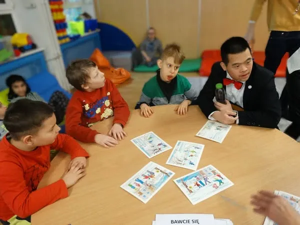 Uczniowie na zajęciach przed feriami