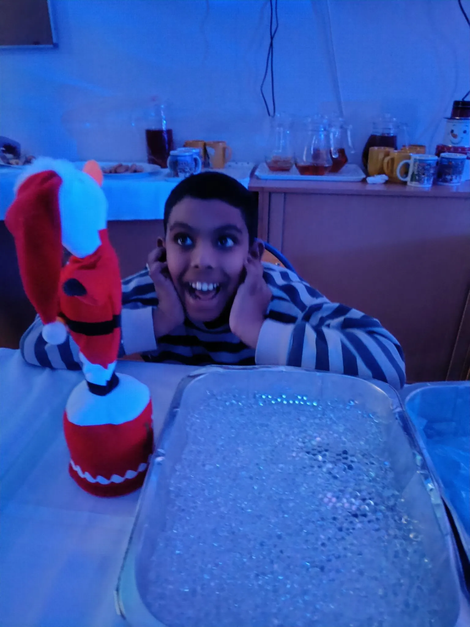 Uczniowie na zimowym balu