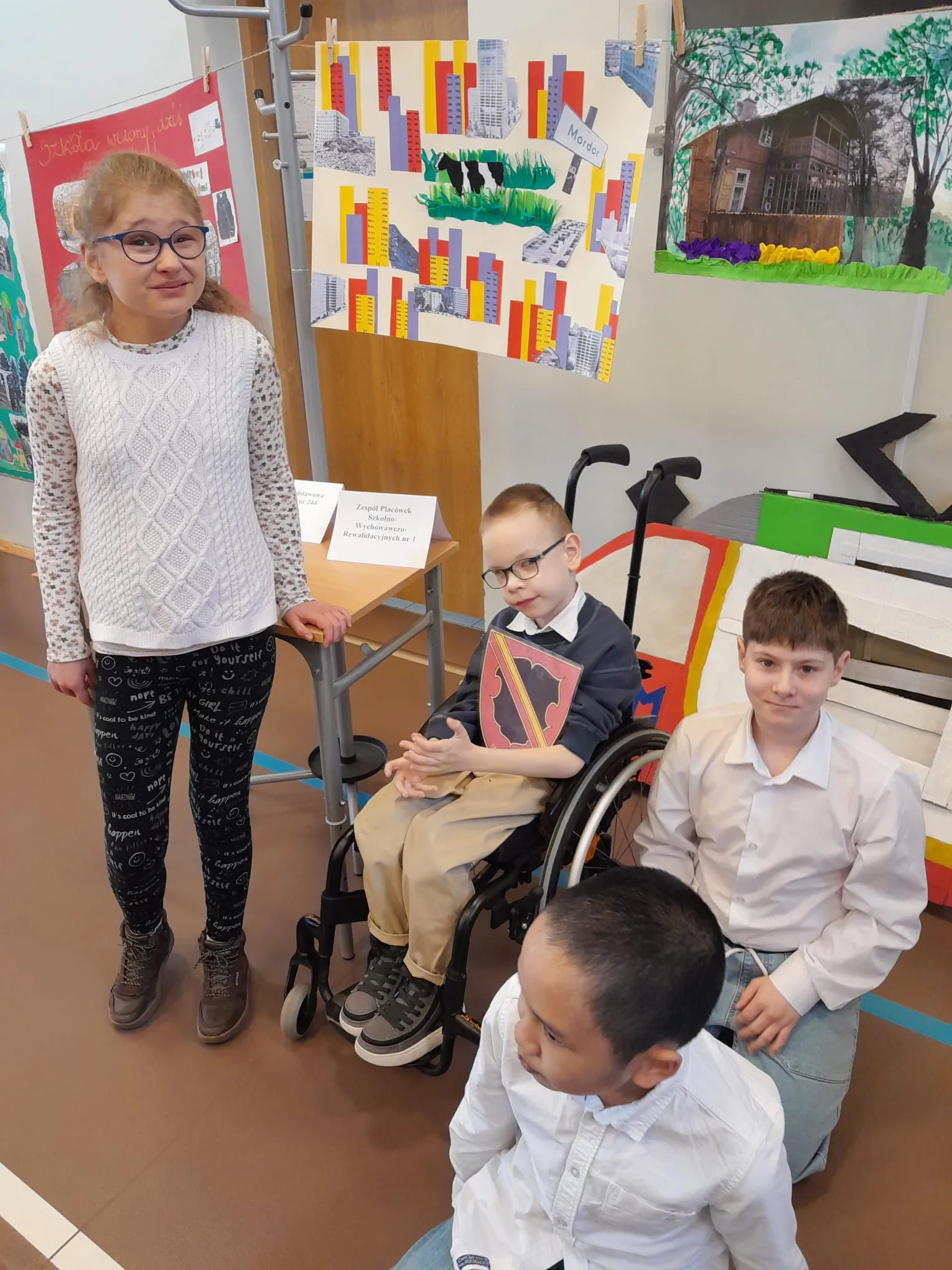 Uczniowie na konkursie