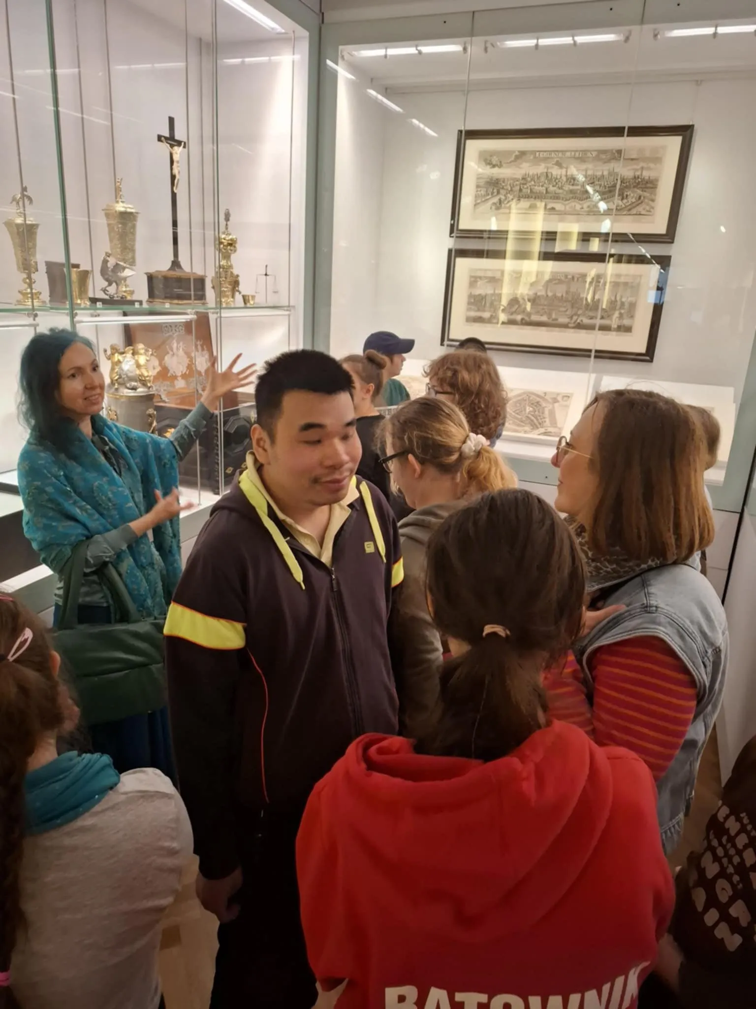 Uczniowie w muzeum narodowym