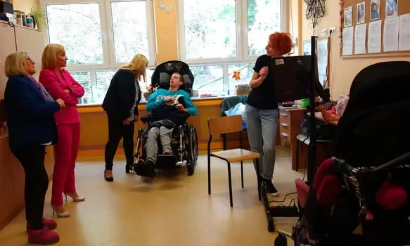 Uczniowie na wydarzeniu 'Zdrowo - sportowo