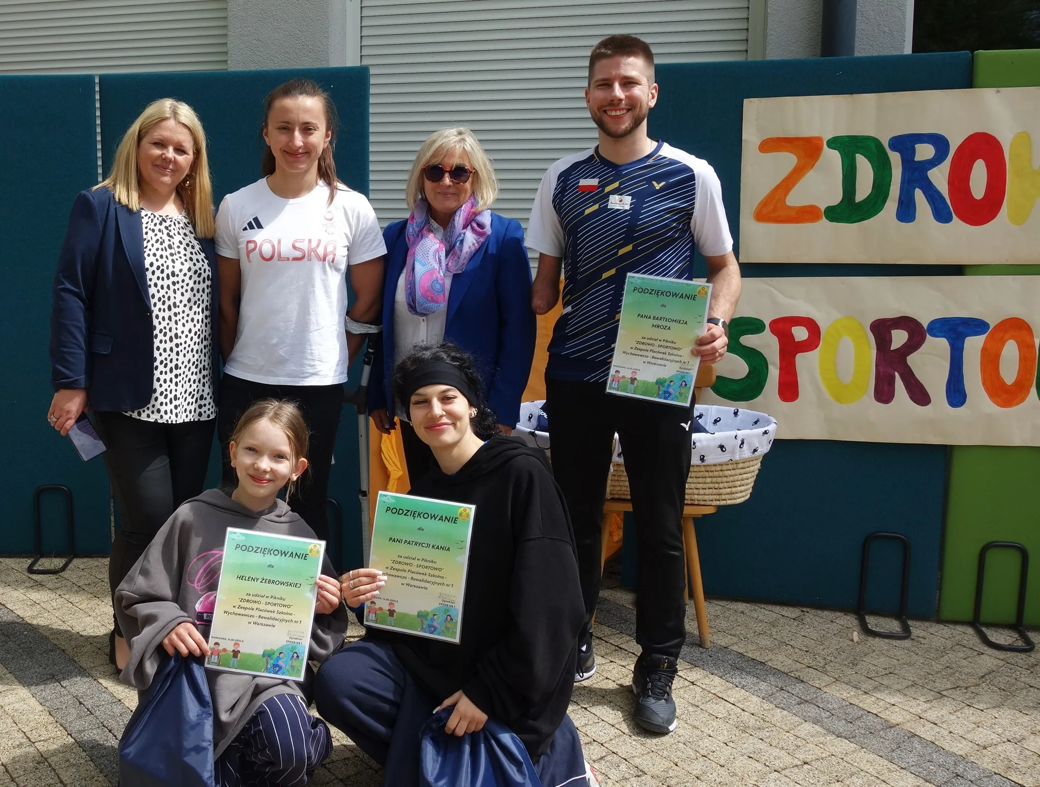 Uczniowie na wydarzeniu 'Zdrowo - sportowo
