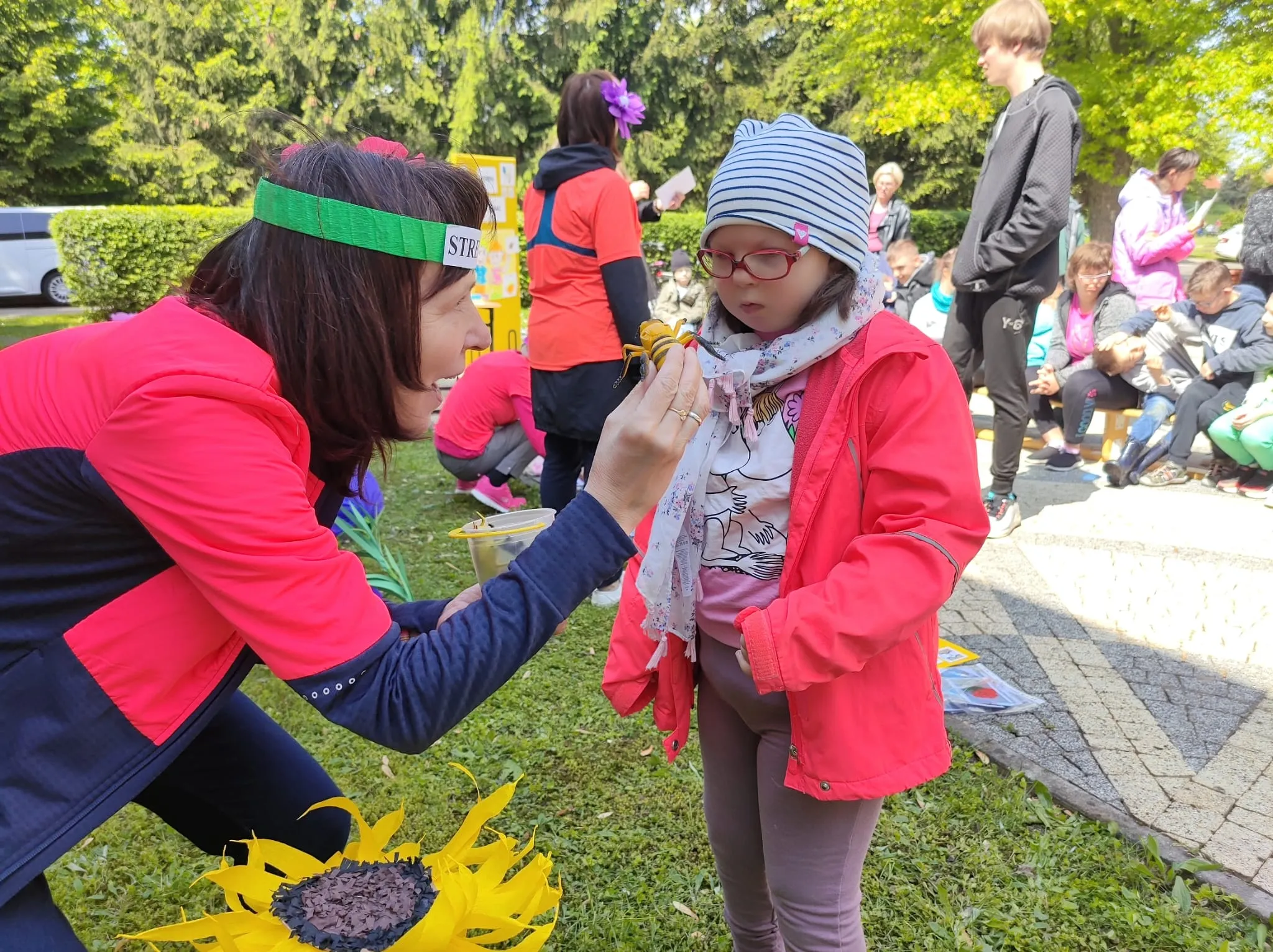 Uczniowie na wydarzeniu 'Zdrowo - sportowo