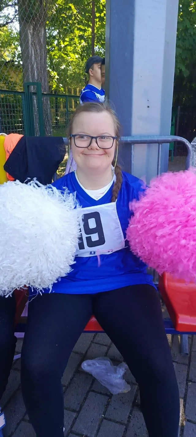 Uczniowie na wydarzeniu 'XI Wiosenny Bieg Osób'