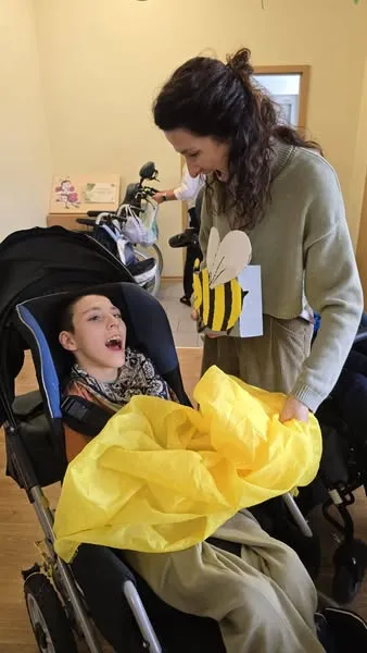 Uczniowie na wydarzeniu 'sensosmyki'