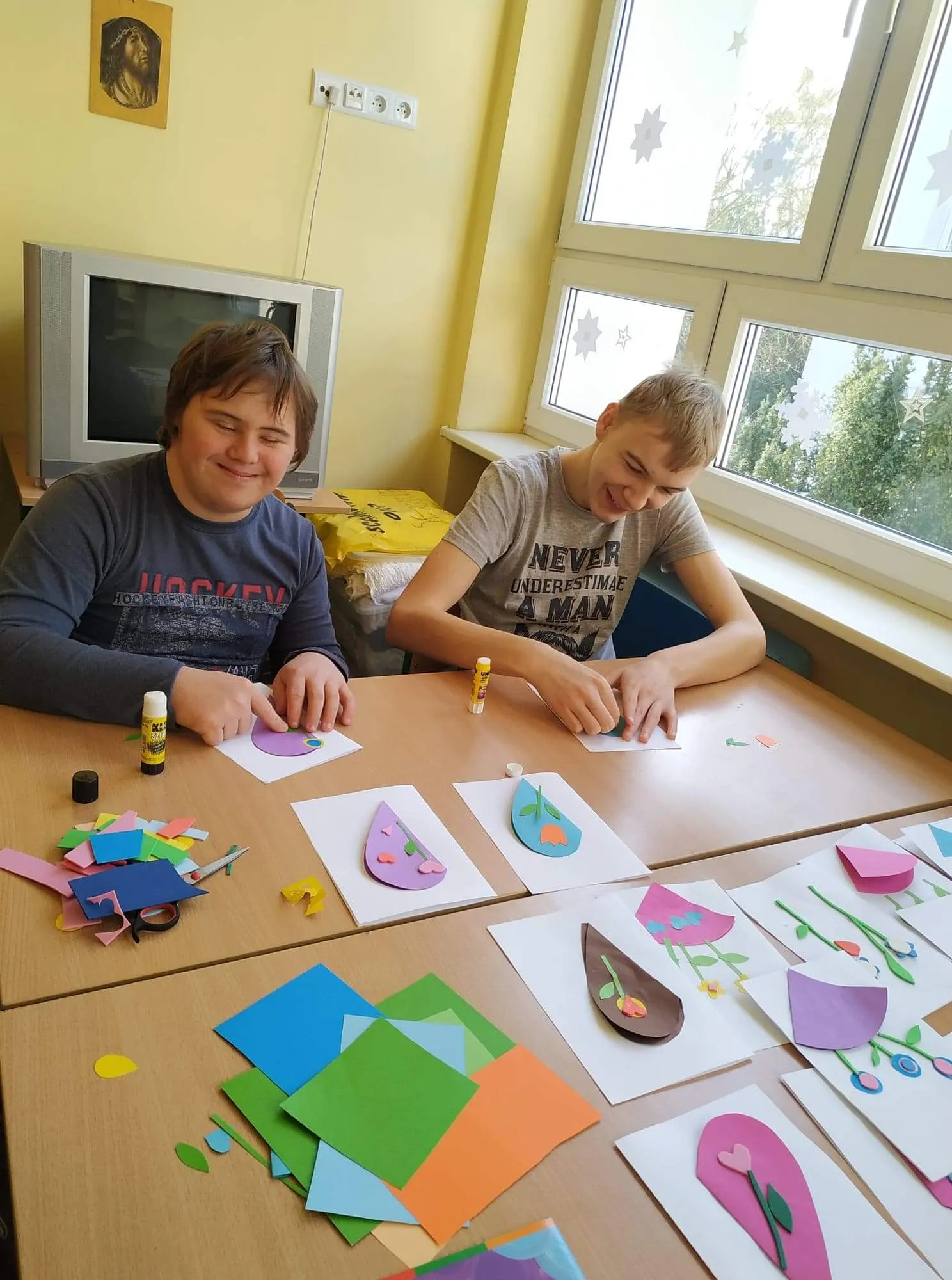 Uczniowie na wolontariacie